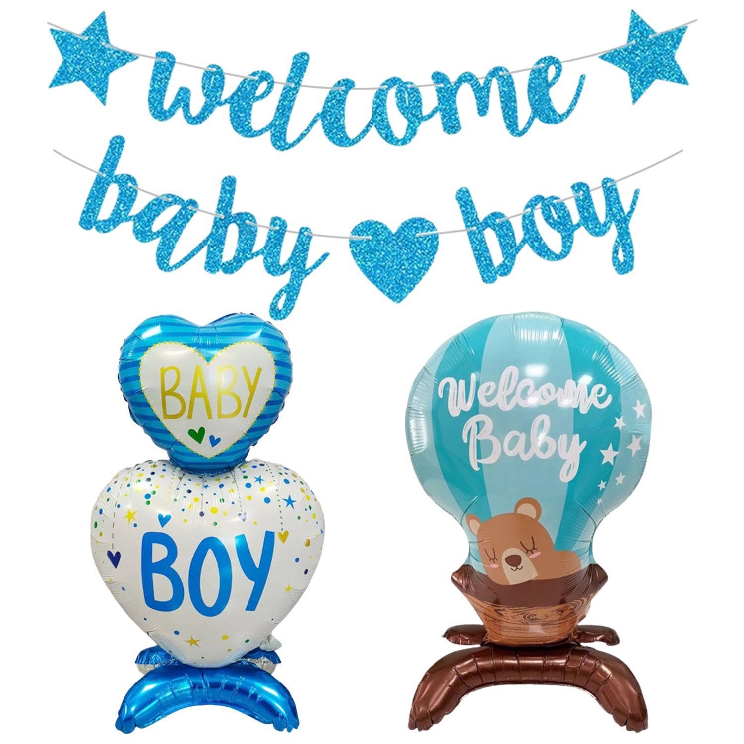 FFDHWU 2 Pieces Of Creative Balloons And 1 Set Of Banners, Party Scene Decoration, Interesting Photo Props