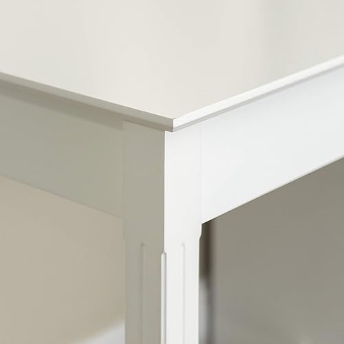 Miniatura 10 de We Furniture, Home Office Deluxe, escritorio para computadora, color negro, Madera Sólida, Blanco