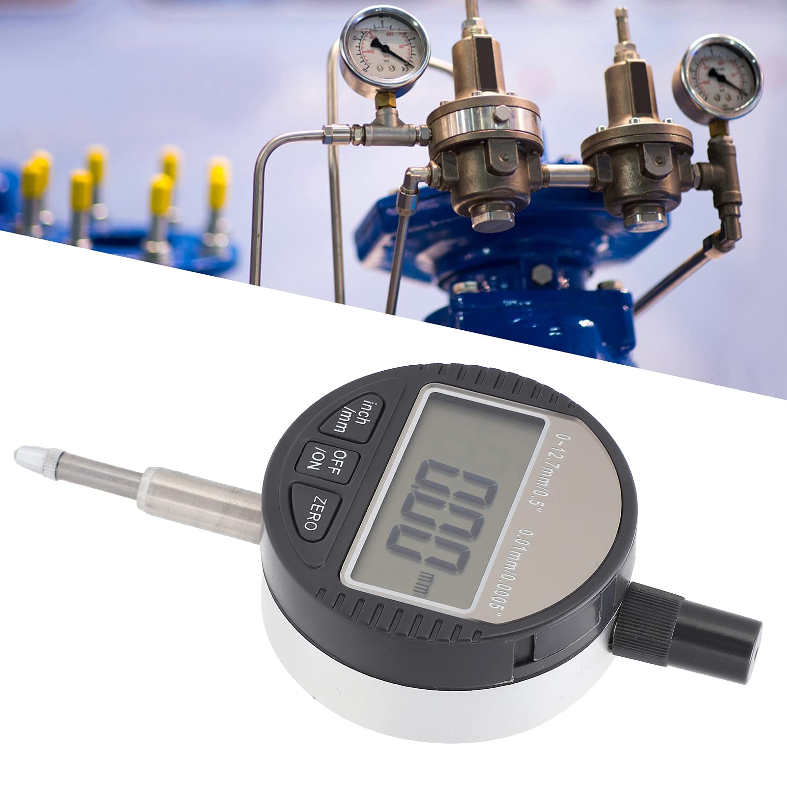Comparatore a quadrante, comparatore a quadrante con base magnetica Progettato ergonomicamente per la produzione di macchinari per la manutenzione di apparecchiature