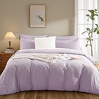 Vista 156 de NEXHOME PRO Funda de edredón Twin XL 100% algodón lavado, transpirable, duradera, texturizada, similar al lino, juego de ropa de cama para el hogar