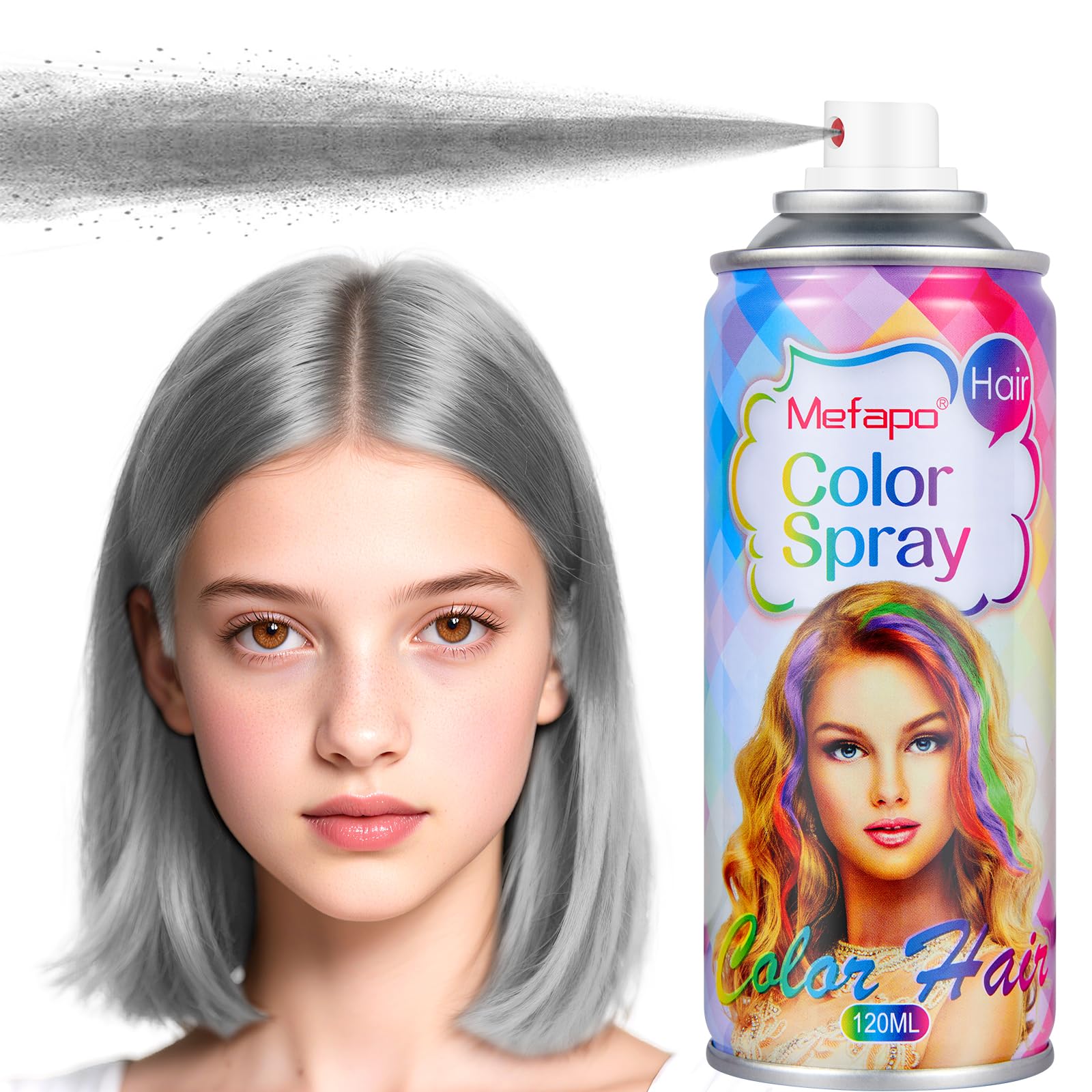 Amazon.com : Gray Hair Spray Temporary Hair Color Spray for Kids