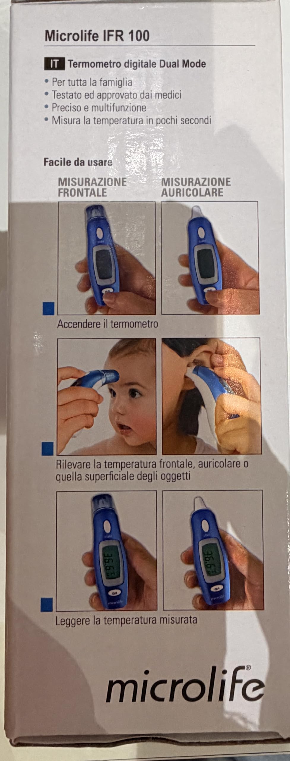 Termometro Dual Mode digitale preciso e veloce
