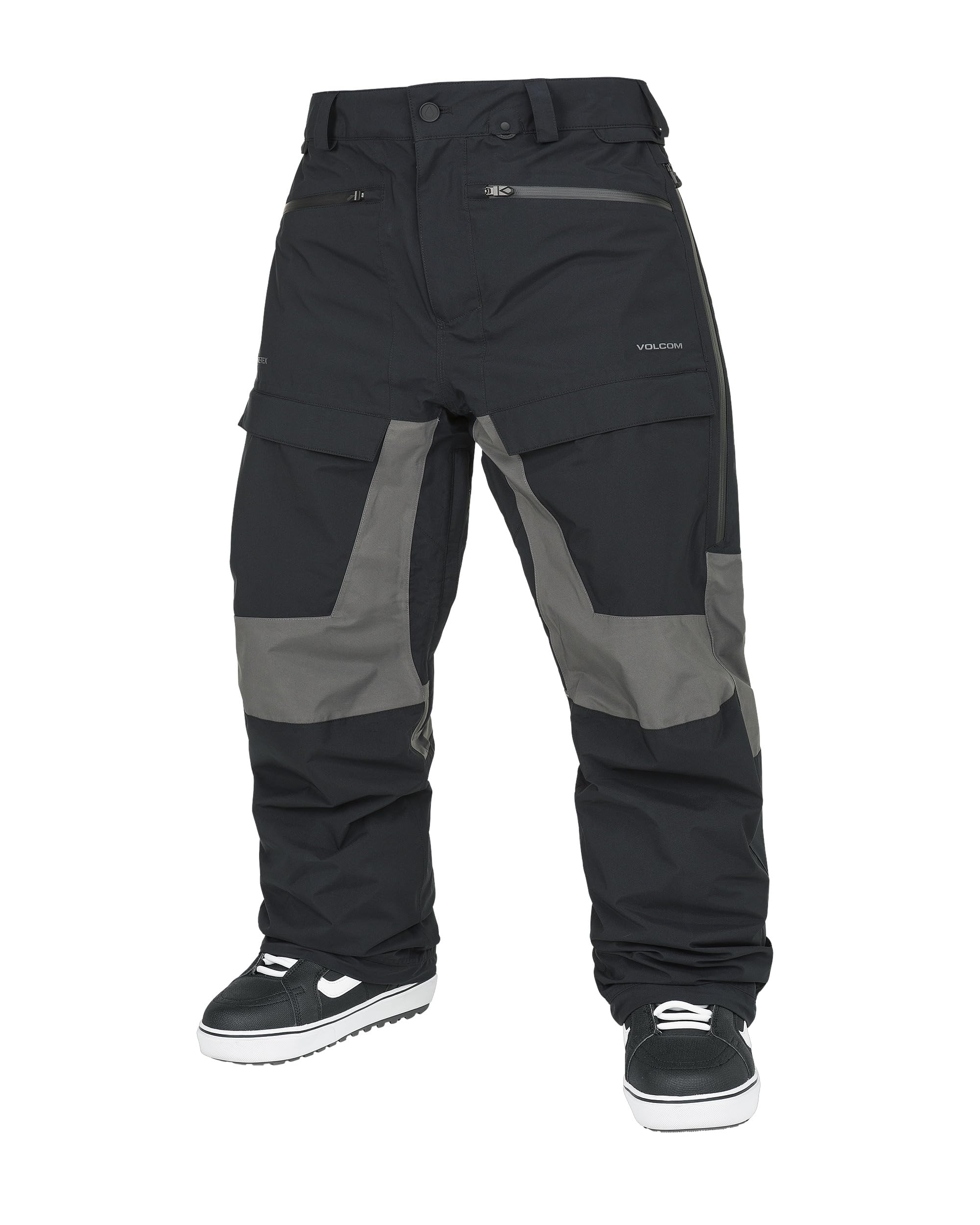 Volcom Men's Range Stretch Gore-Tex Baggy Fit Snowboard Pant Black