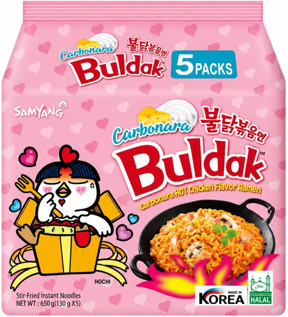 Hot chicken stir fried ramen noodle, Carbo 5 pk, 22.9 Ounce (Ven-VND15-140)
