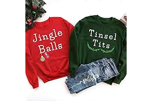 Jingle Balls Sweatshirt: The Perfect Christmas Couple's Outfit