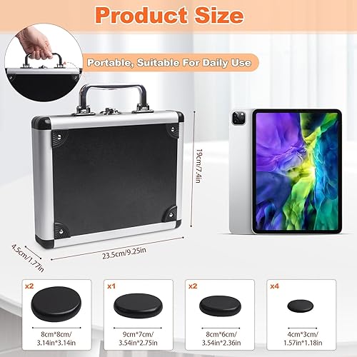 Miniatura 5 de Kit de calentamiento de piedras calientes para masaje Primachen, juego de masaje con 9 piezas de piedras calientes, piedras de basalto portátiles