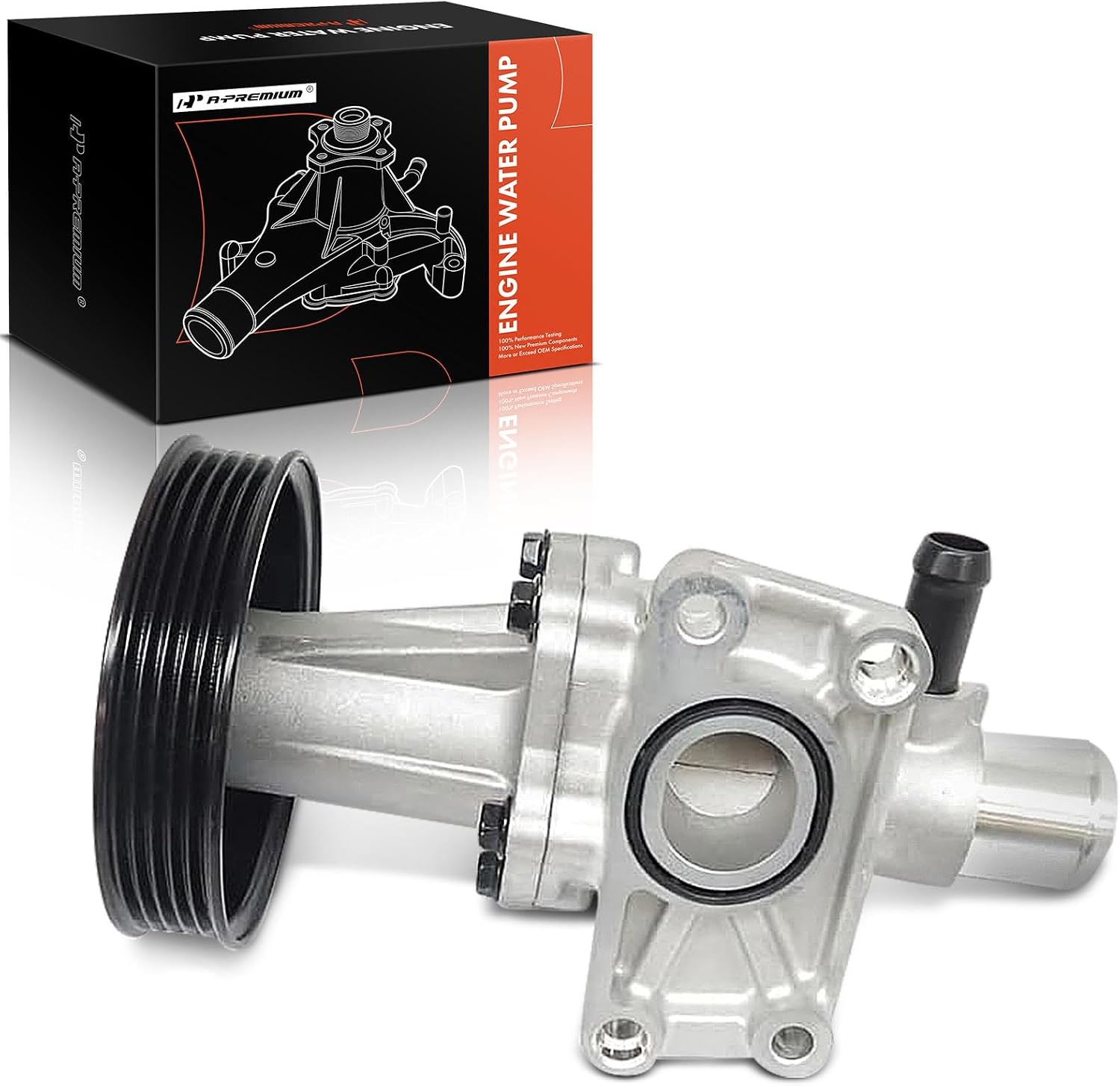 A-Premium Engine Water Pump 1.2L Compatible with Chevrolet Spark 2013 2014 2015