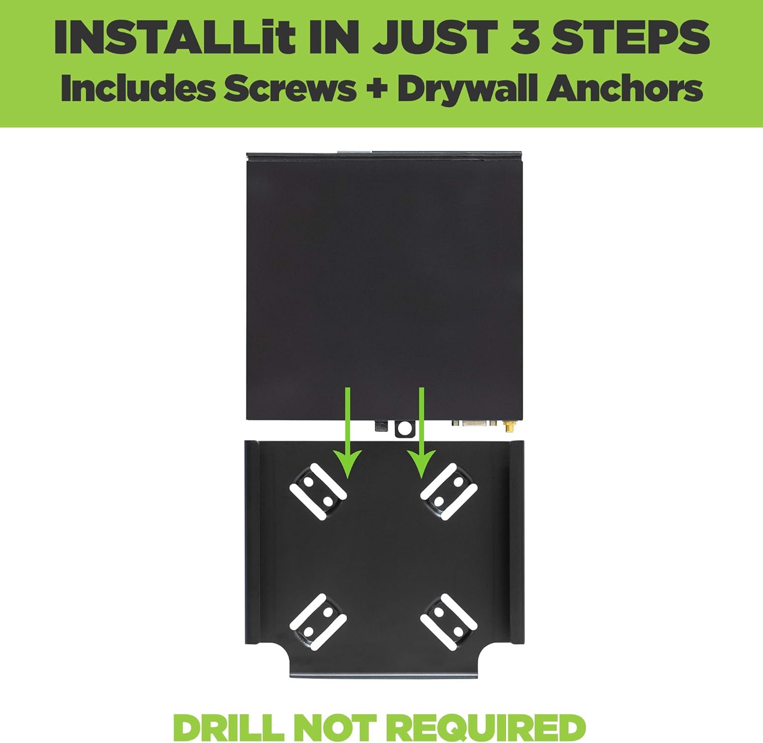 Bеѕt Dеаl Prоduсt HIDEit Mounts Micro Dell OptiPlex Micro PC Wall Mount - Dell Micro Wall Mount - Steel Dell Optiplex VESA Mount - Monitor Mount, Wall Mount or Under Desk Mount Your Dell OptiPlex