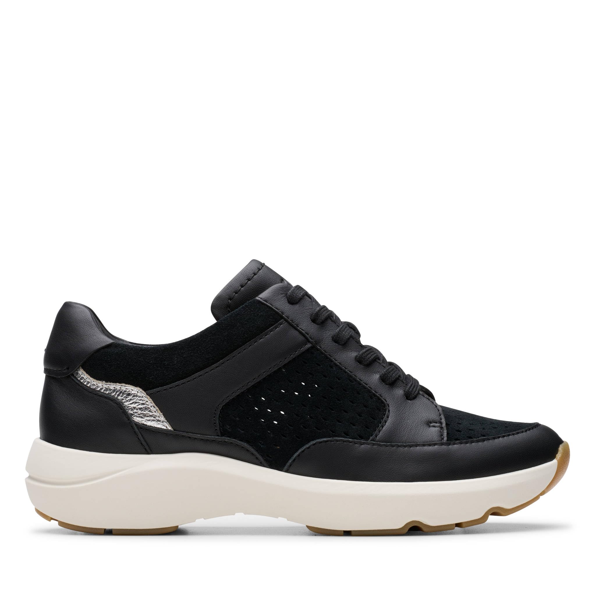 Clarks Tivoli Walk Womens Black Combi, 4.5
