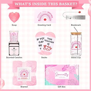 Teacher Appreciation Gifts, Teacher Gift Box in Bulk for Women, Soft Warm Blanket & Tumbler Set, Perfect Thank You Present for End of Year, Birthday, Daycare Educators
