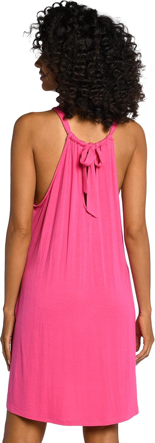 La Blanca Women's Sleeveless Mini Dress Swimsuit Cover Up