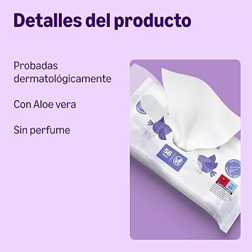 by Amazon Soft Baby Wipes, 1008 Wipes, Unscented, 18 Packs of 56