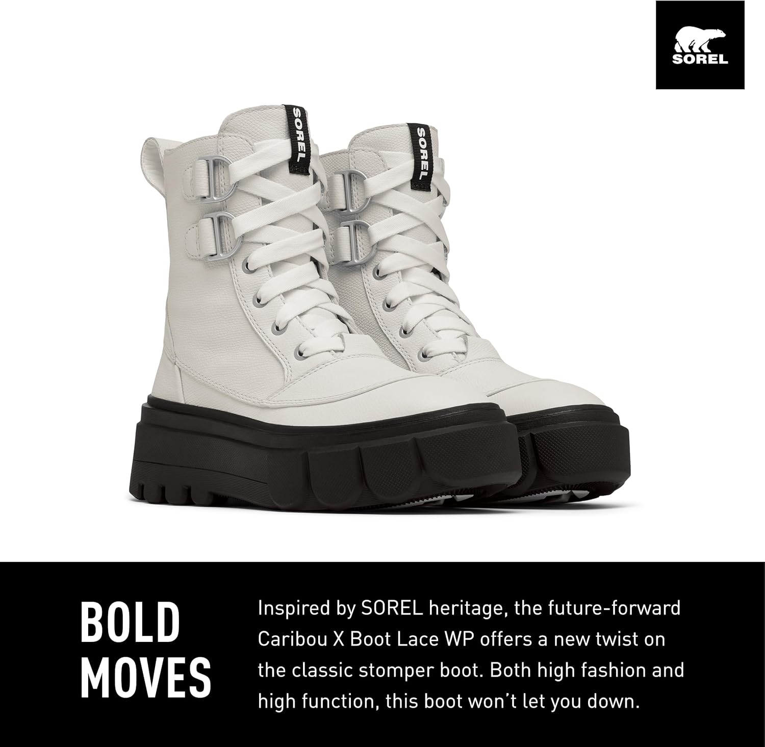 SOREL Women's Caribou X Lace Waterproof Boot