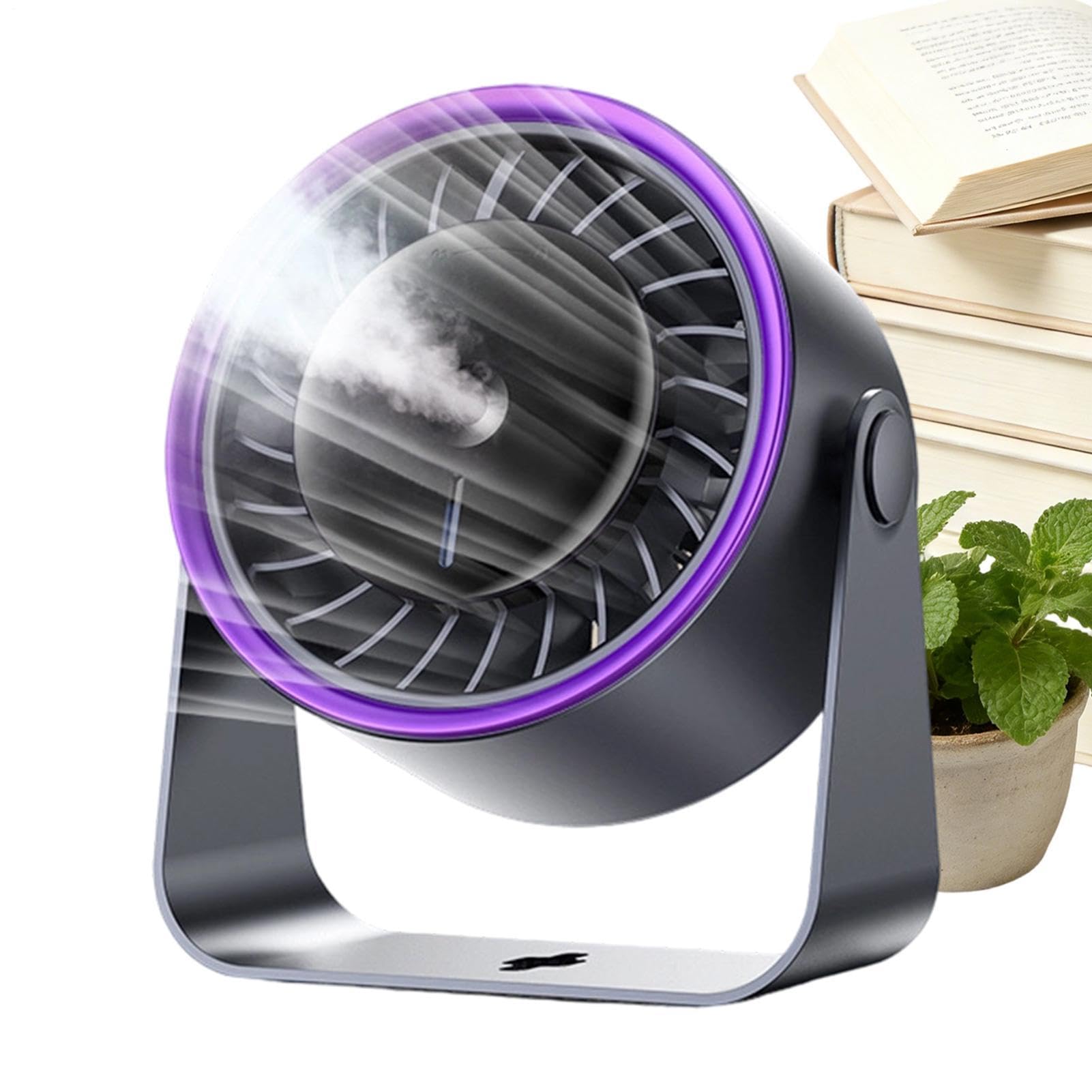 Ventilatore Nebulizzatore Con Serbatoio d'Acqua 90ml, 5 Velocità, | Ventilatore da Tavolo Per l', Casa, Ufficio, Camera da , Interni, Lavoro