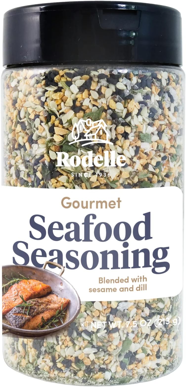 RODELLE Seafood Seasoning, Sesame Dill, 7.5 Oz Grocery