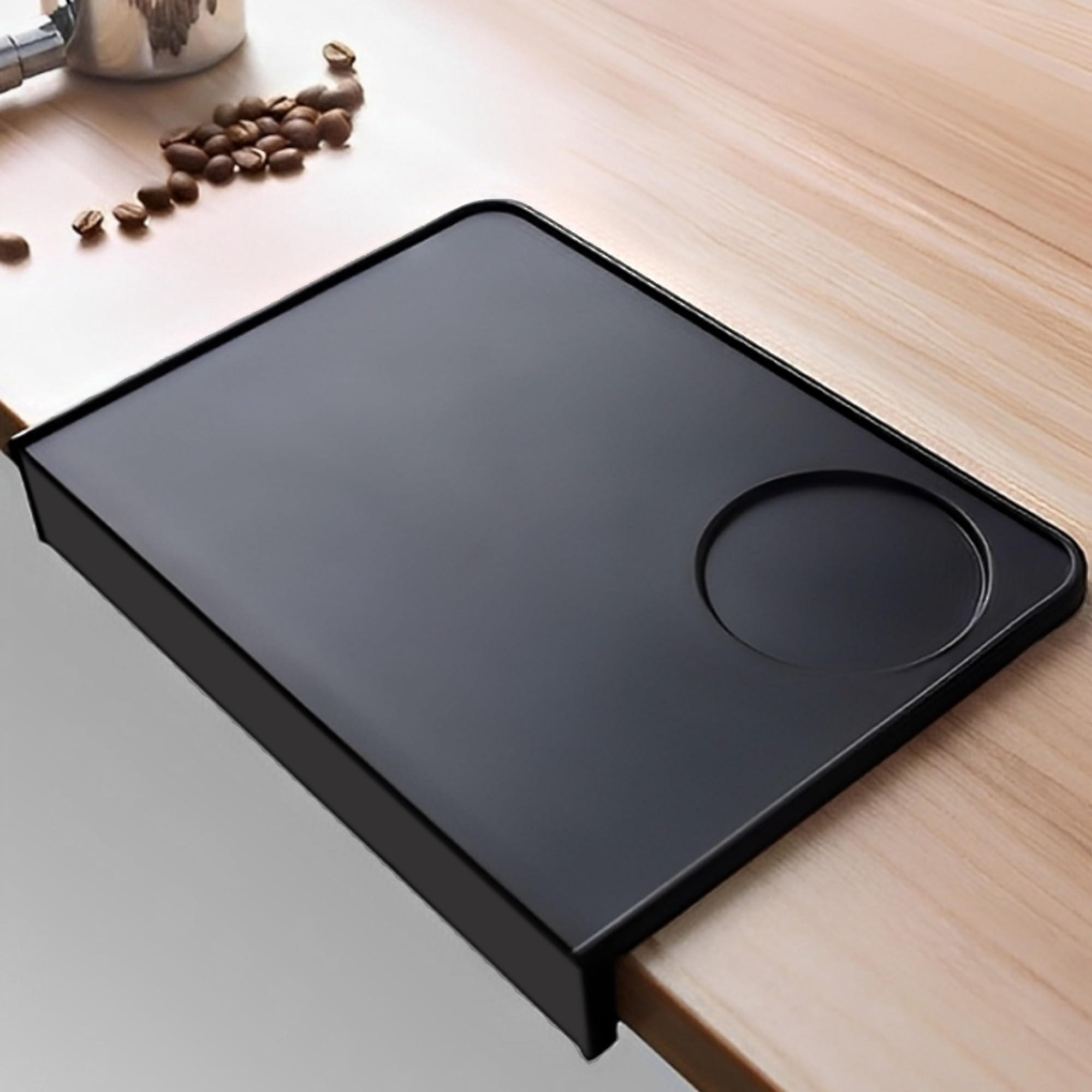 Non-Slip Espresso Tamping Mat – Premium Thick Silicone Espresso Tamper Mat with Secure Grip, Heat Resistant & Easy to Clean Countertop Protector | Ideal for Baristas, Cafes & Home Use