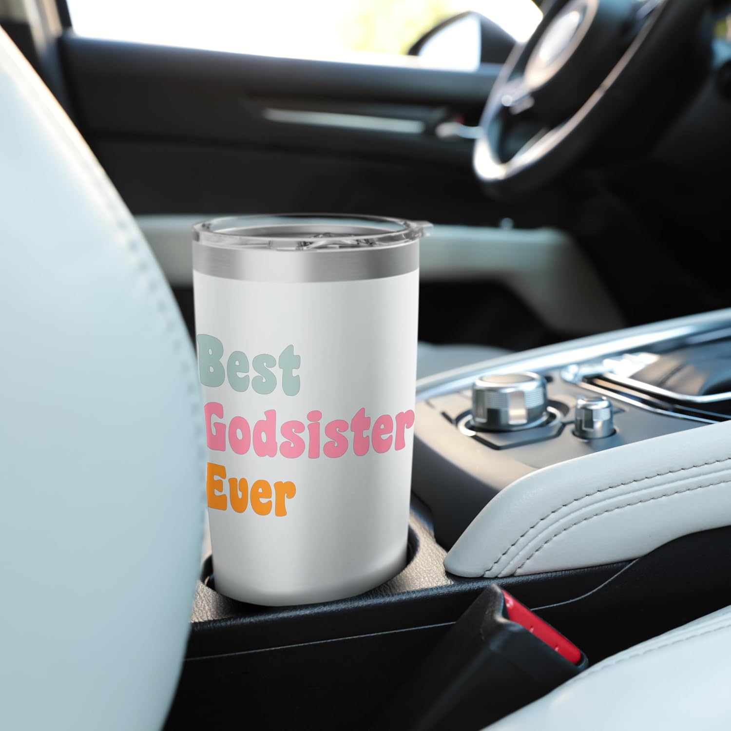 Best Godsister Ever God Sister Stainless Steel Insulated Tumbler - Image 6