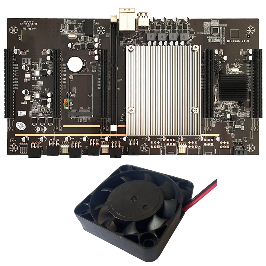 Mining Motherboard With Fan Btc X79 Lga 2011 Cpu Socket