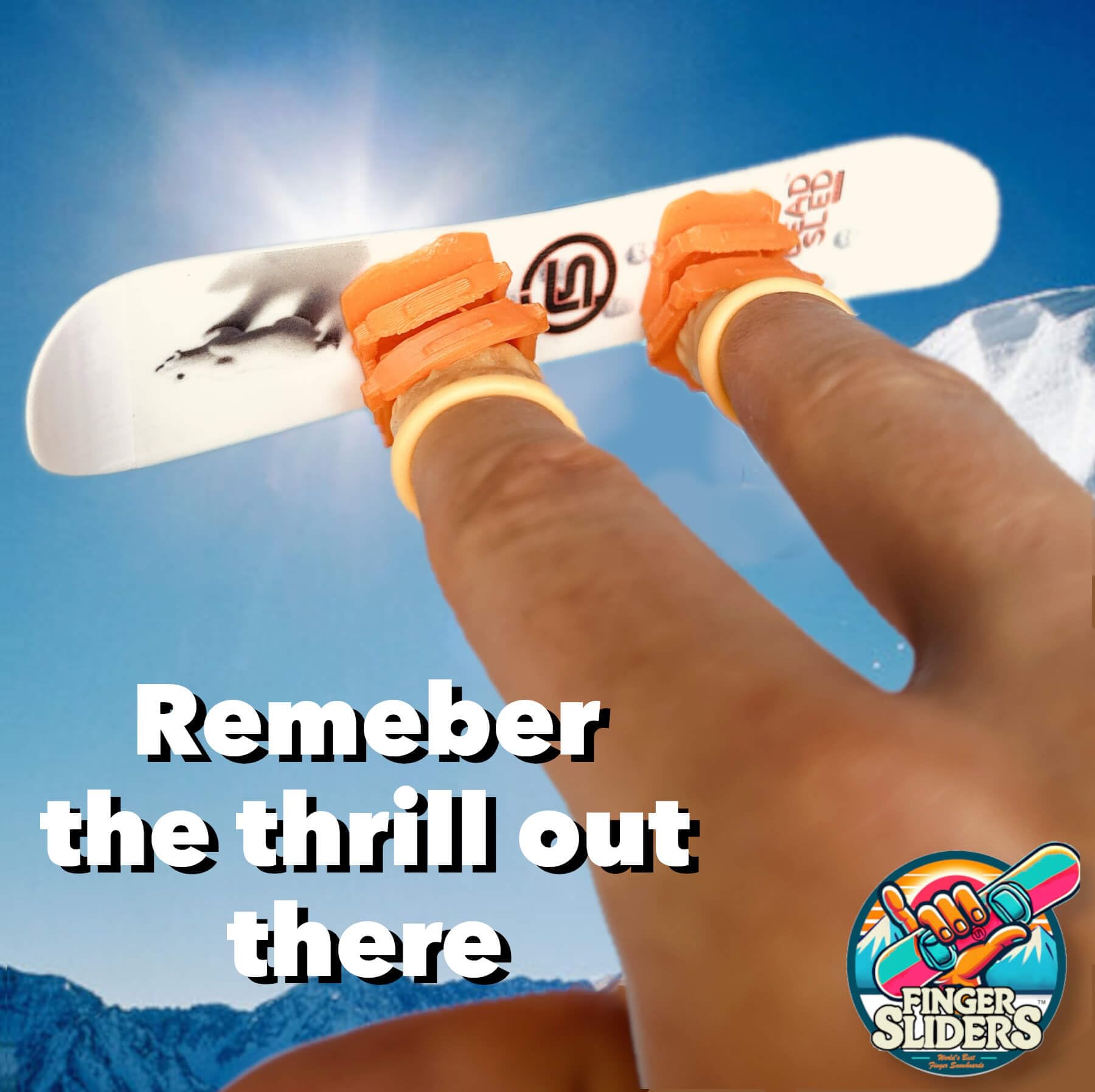 Finger Snowboard pour Finger Sports Jouets de Stress Fingerboards FingerSnowboard, Jouet créatif de mouvement du bout des doigts - Jeux - Jouets