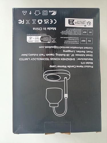 Miniatura 9 de Lámpara calentadora de velas con regulador de intensidad de altura ajustable, regalos de Navidad y regalos de cumpleaños para mujeres, temporizador