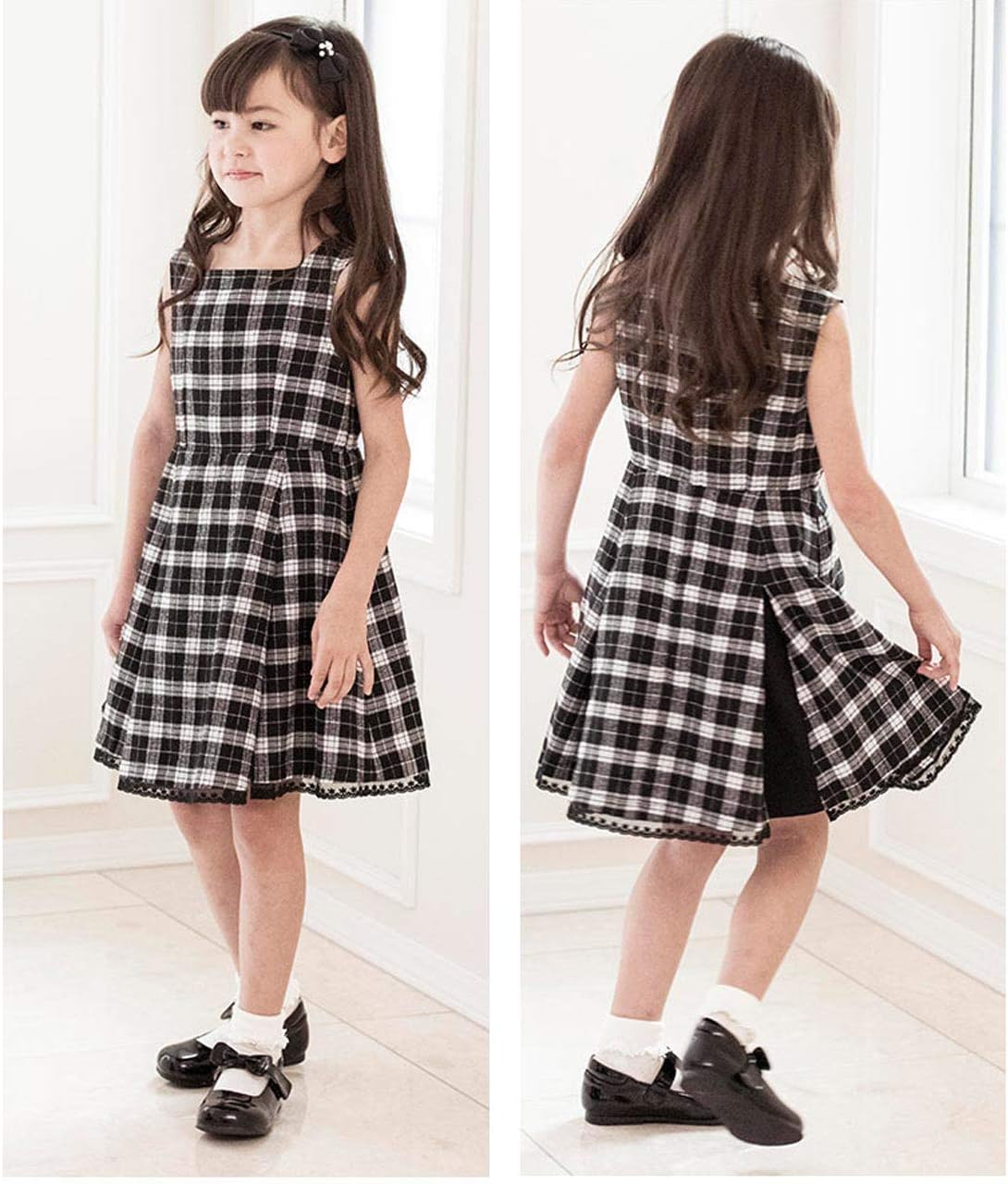 [キャサリンコテージ] 入学式 卒園式 七五三 チェックワンピ＆ボレロアンサンブルスーツ 女の子 CC0460 TAK