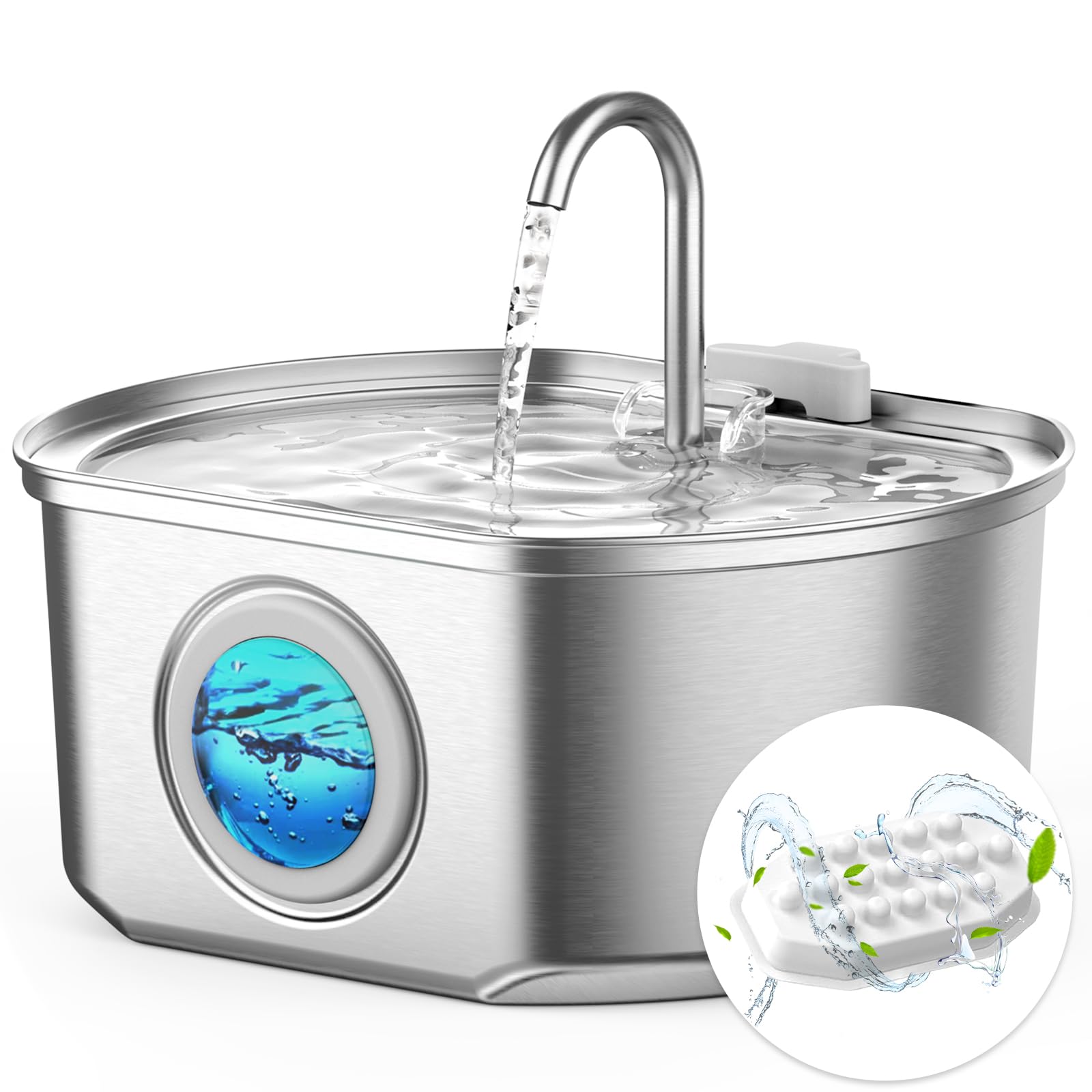 Casfuy PWS-154 stainless steel components in a dishwasher