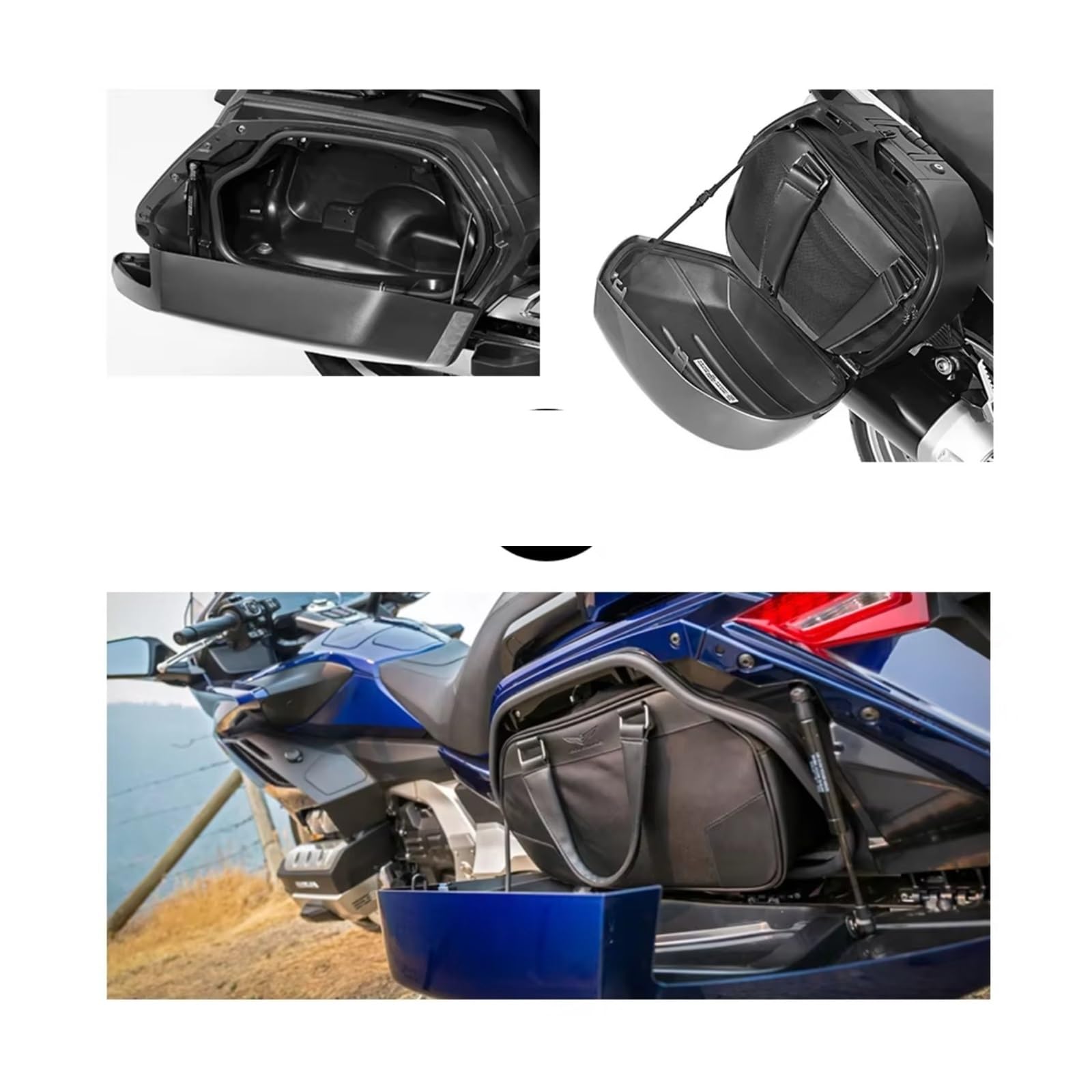 Compatibile Con Goldwing Per Gold Wing Per GL 1800 GL1800 2018 2019 2020 Borsa Sella Per Moto Fodera Deposito Bagagli Laterale Sacche Moto