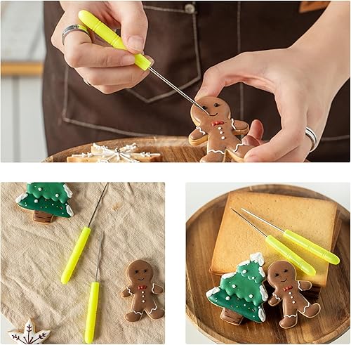 Miniatura 3 de Bolsas desechables para tuberías de 12 pulgadas, 150 bolsas de glaseado para galletas y suministros de herramientas para magdalenas, 6 puntas de