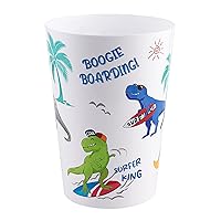 Vista 6 de Allure Home Creation Under The Sea Fish - Papelera de plástico tamaño compacto, 1.71 galones