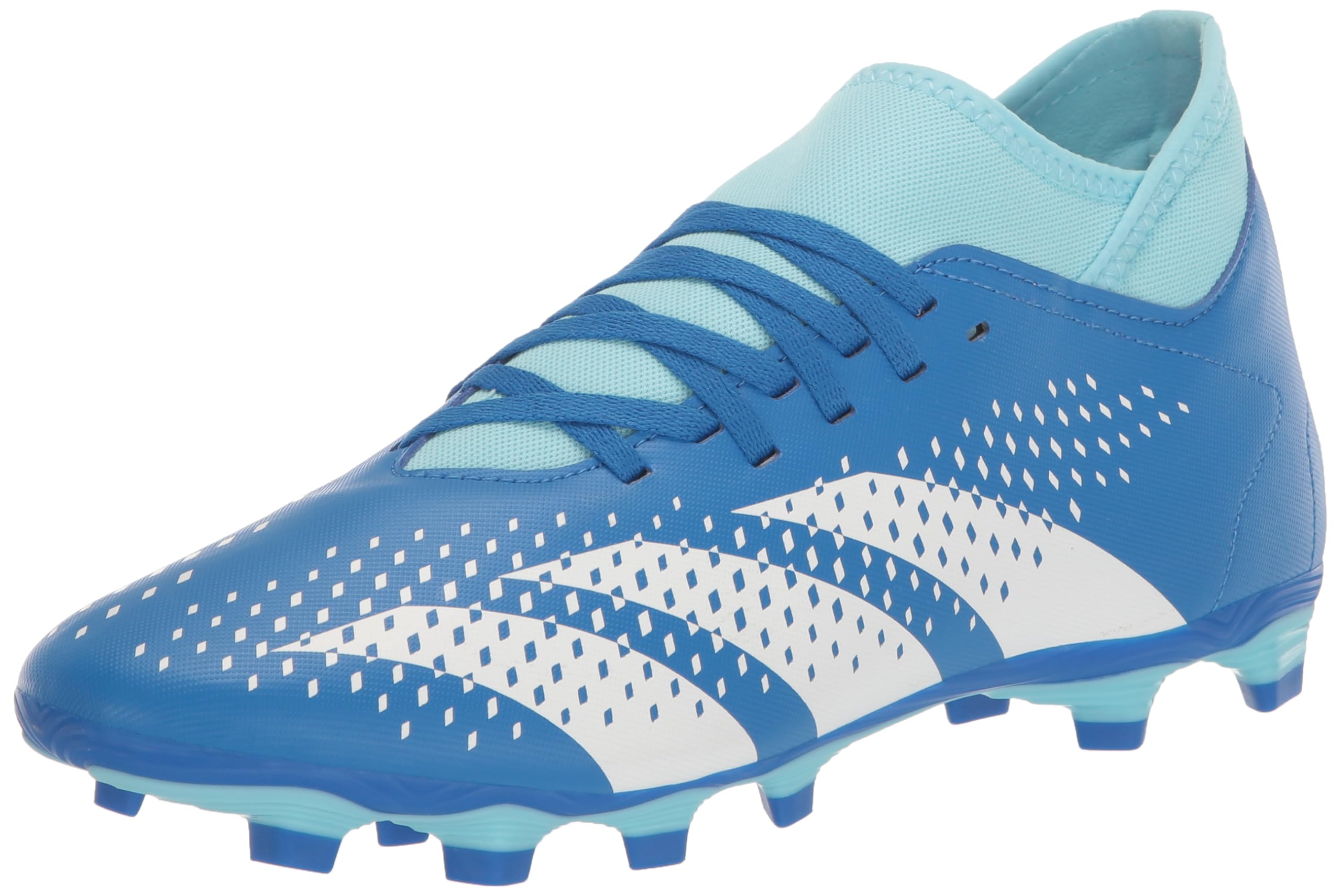 adidas Unisex Predator Accuracy.4 Sock Flexible Ground Sneaker, White/Bright Royal/White, 12 US Men