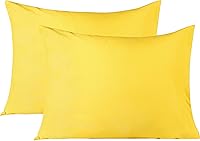 Vista 25 de BEDSUM Juego de 2 fundas de almohada de microfibra estándar suaves, resistentes a las arrugas y de fácil cuidado con cierre de sobre para niños, 20