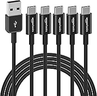 Vista 10 de Yaxa Basics Cable de carga rápida USB-C a USB-A 2.0, velocidad de 480 Mbps, certificado USB-IF, para Apple iPhone 16/15, iPad, Samsung Galaxy