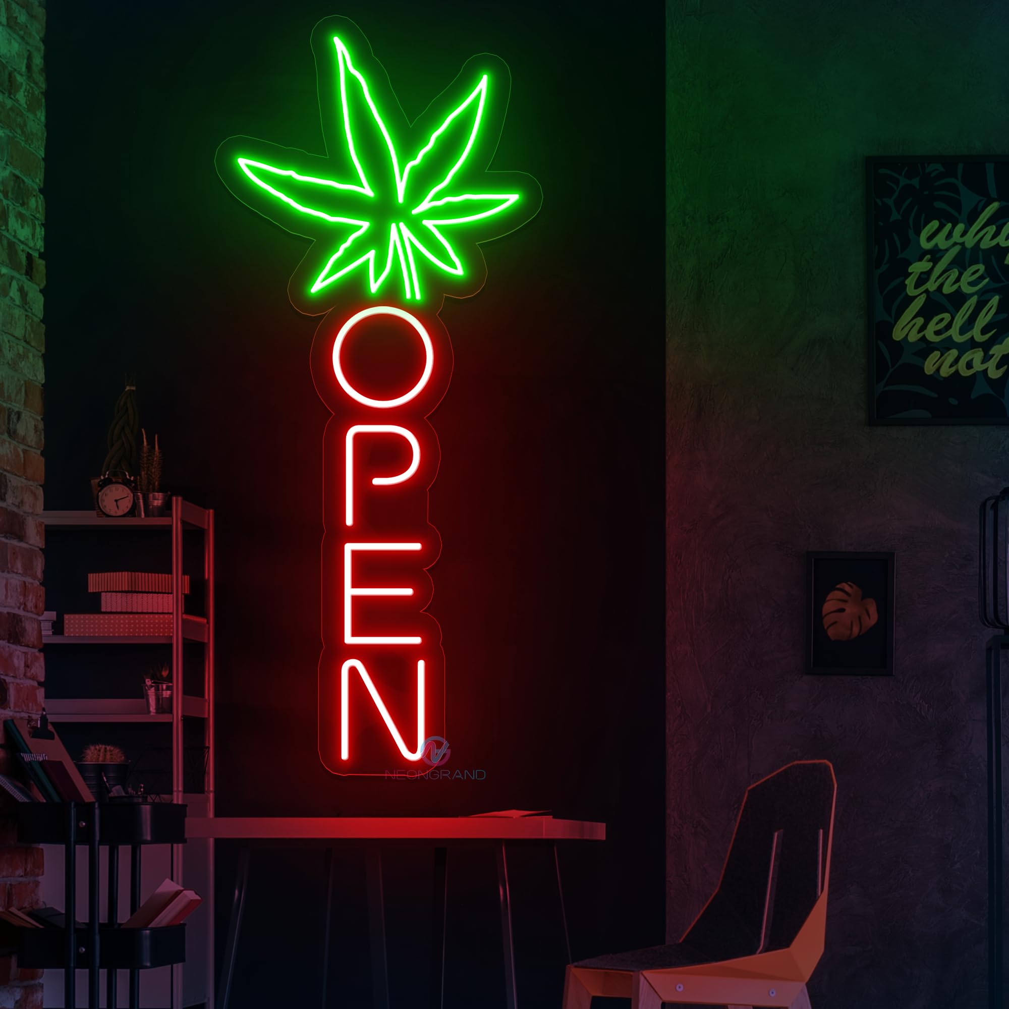 Amazon.com : Cannabis Neon Sign cannabis weed decorations for room