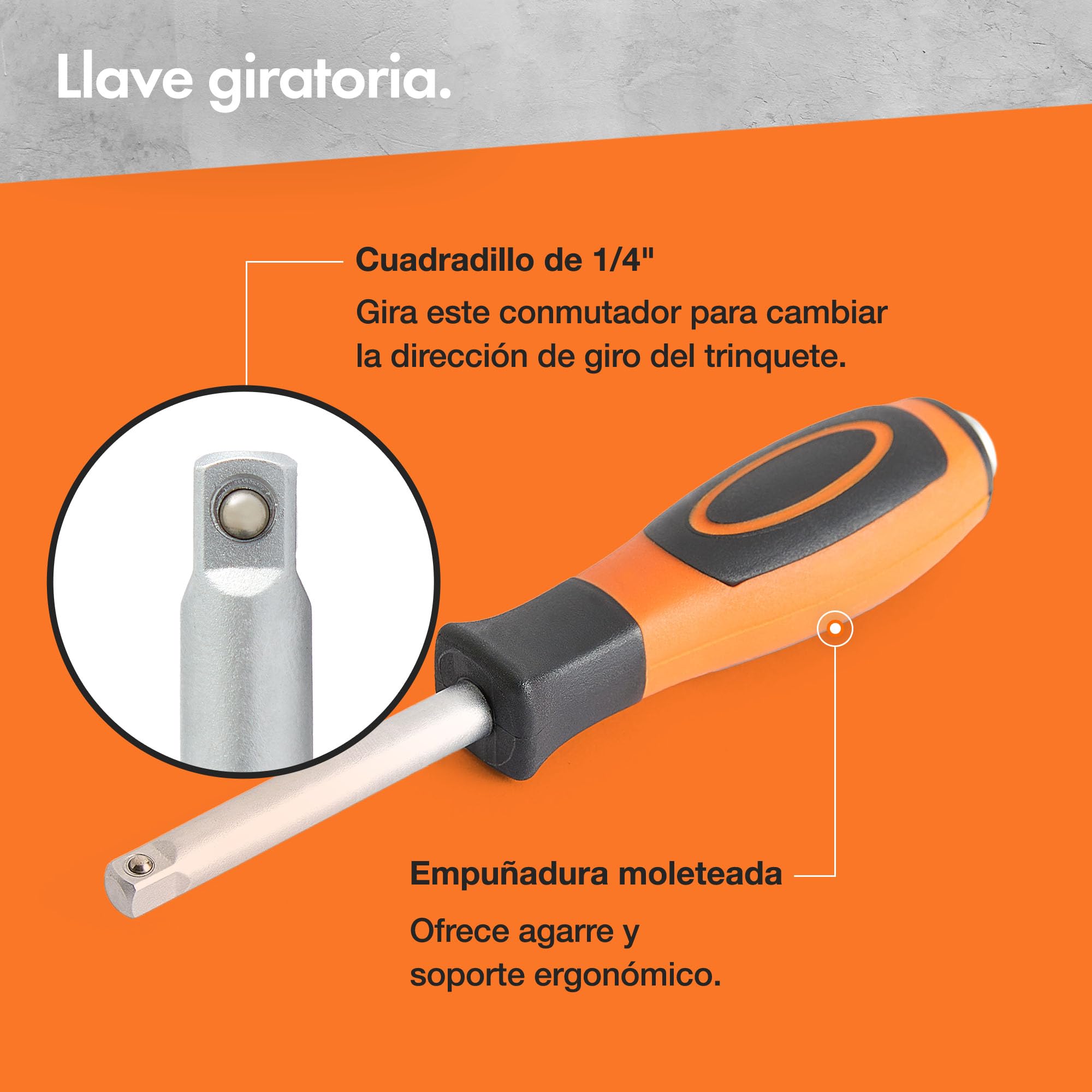 VonHaus Set de Llaves de Vaso y Puntas de Atornillador con Destornillador de Carraca de 72 Dientes, 130 Piezas – Trabajos de Bricolaje, Reparaciones de Bicicletas y Coches y Atornillado General