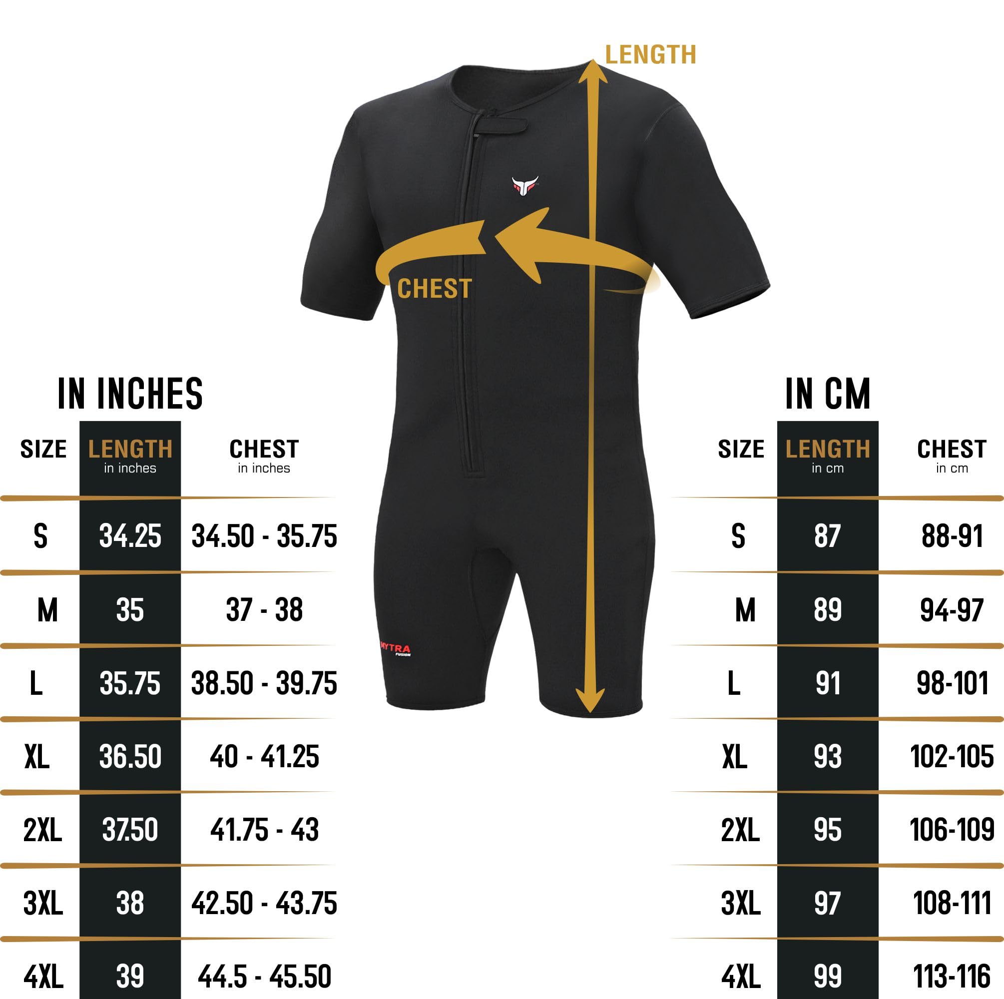 Mytra Fusion Neoprene Sweat Suit Męski i Damski Elastyczny Kombinezon Odchudzający do Treningu Fitnessu Ćwiczenia Na Siłowni Bieganie i Pływanie