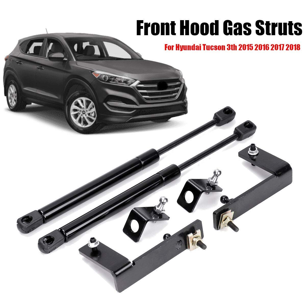 1S Coche para Motor, capó, Soporte de elevación, Accesorios, muelles de Gas, Barras de puntal para Hyundai Tucson 3TH 2015 2016 2017 2018