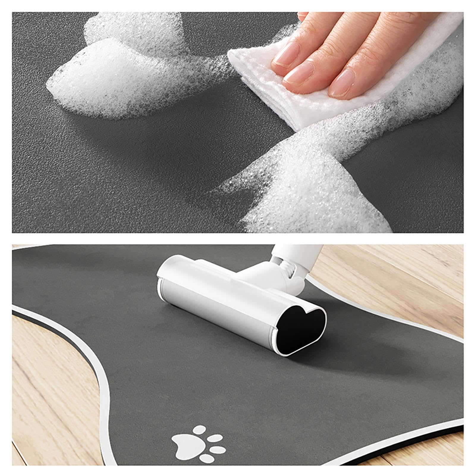 Tappetino Assorbente Per Ciotole Animali - Antiscivolo, Impermeabile, Facile Da Pulire - Foto 9