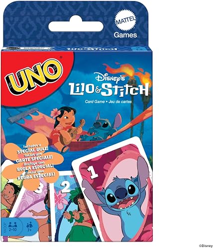 Games UNO Lilo et Stitch Jeu de cartes Mattel