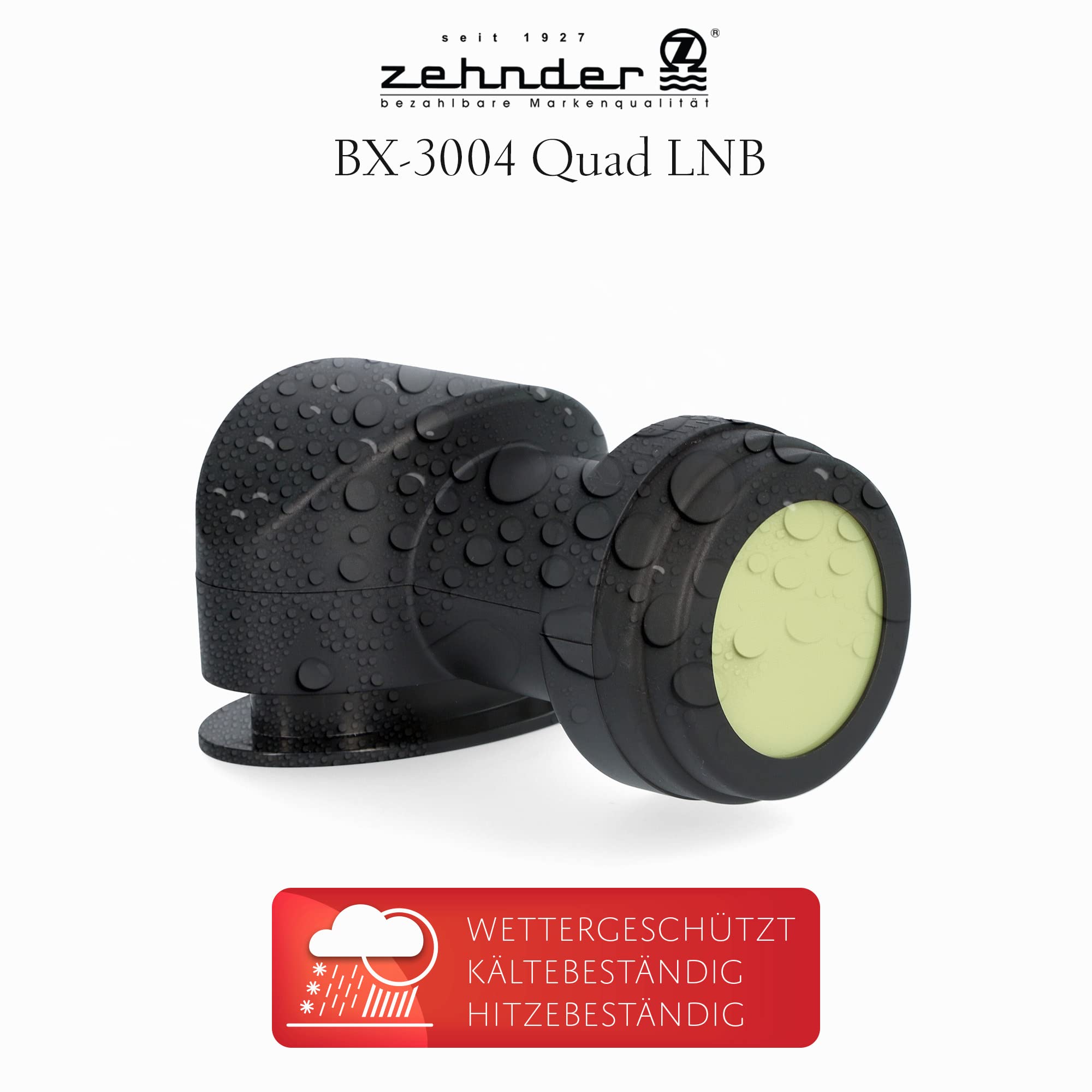 ZEHNDER Quad LNB, blindaje LTE, protección solar UV, LNB digital 4K para 4 participantes, receptor de satélite HD LNC para antena parabólica