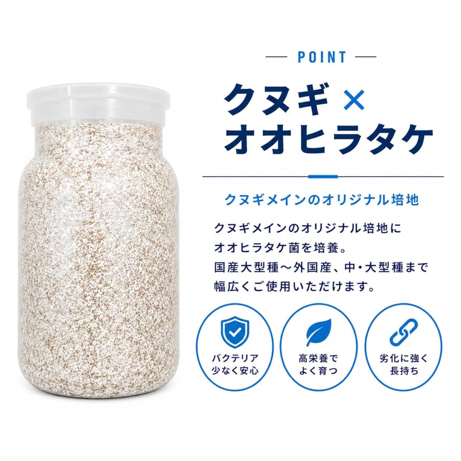Amazon | 菌糸ビン オオヒラ茸菌 1100cc クワガタ幼虫用 ニジイロ