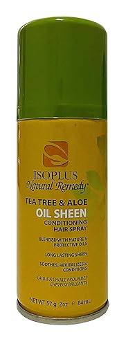 Isoplus Natural Remedy Tea Tree Shine Spray 2 onzas, paquete de 3