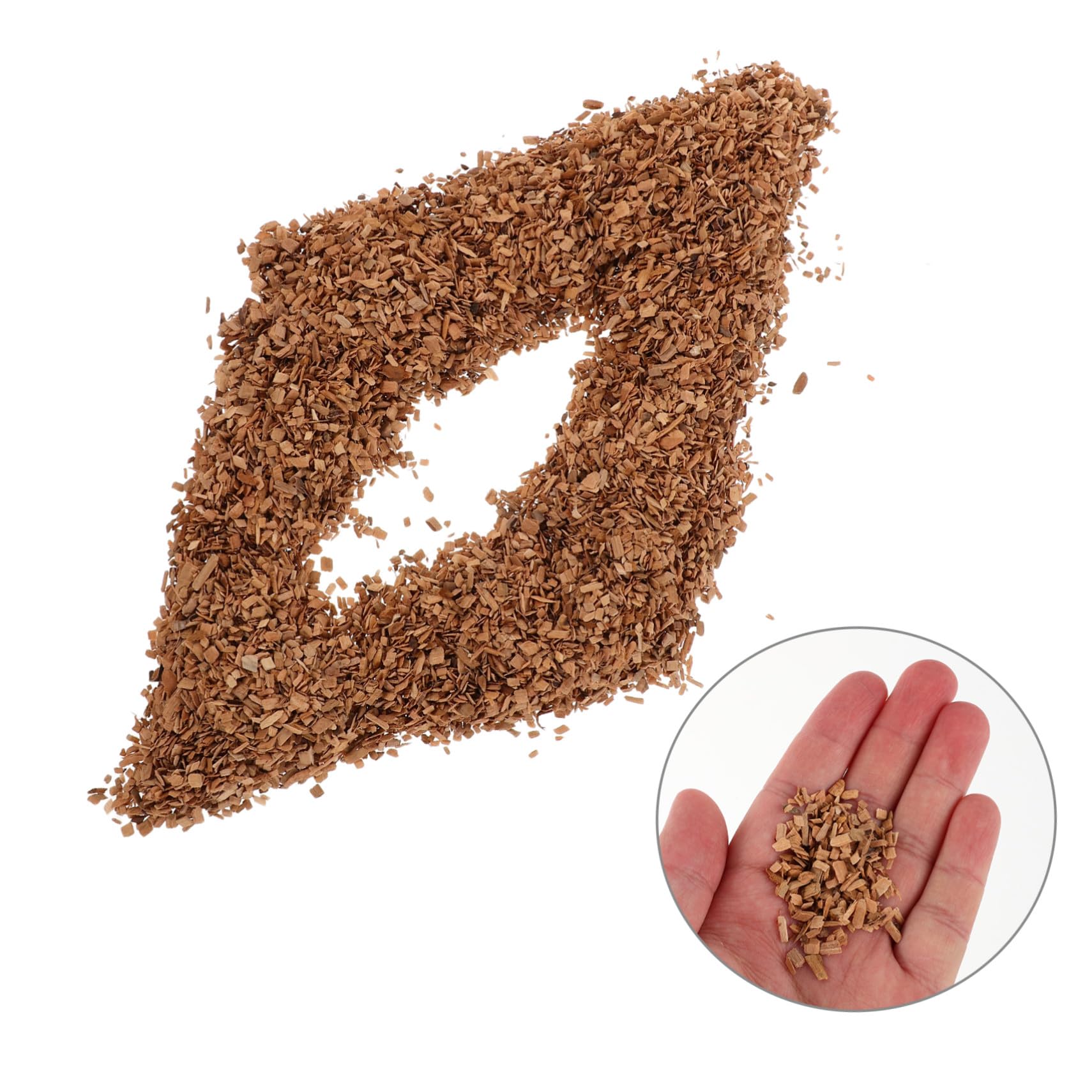 INOOMP Trucioli di Legno Ciliegio 1 Sacchetto per Affumicatura | Barbecue e Affumicatore, Accensione Rapida, Fumo Uniforme, Conserva i Succhi della Carne