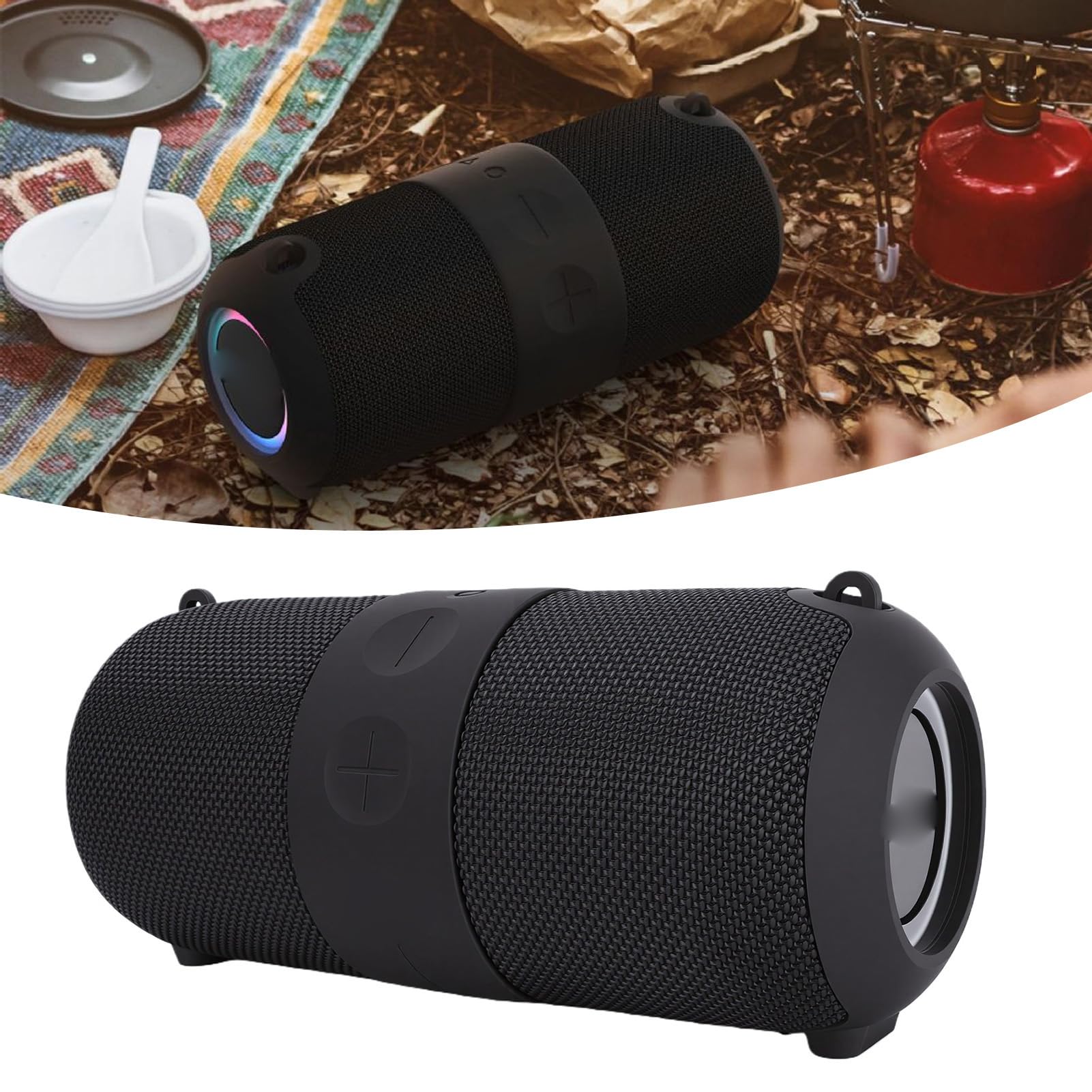 Macchina per Karaoke con Microfono e Altoparlante Bluetooth Wireless, PA Portatile Ricaricabile da 6000 MAh con Telecomando, Impermeabile per Casa, Esterni, Feste e viaggi.