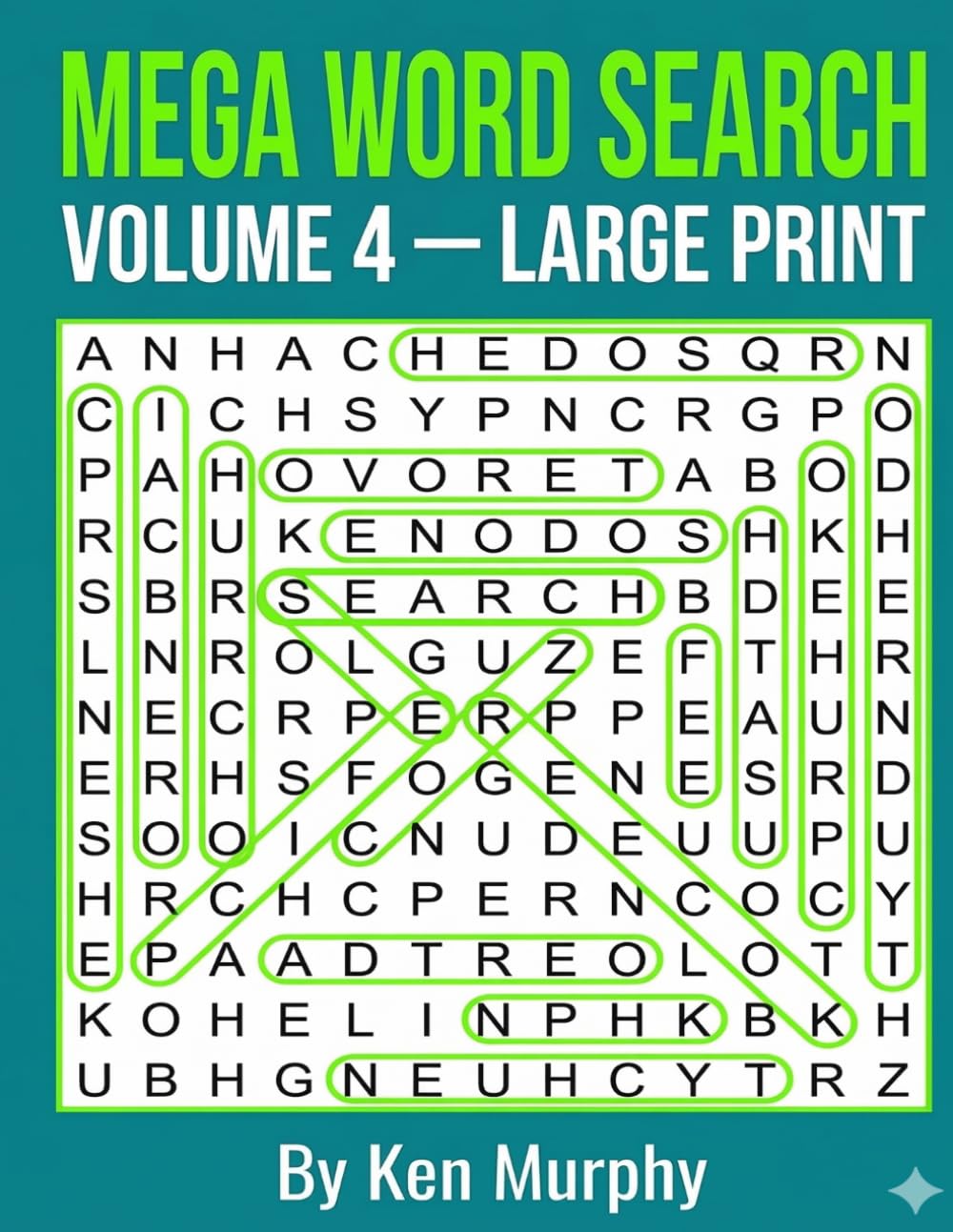 Mega Word Search Volume 4: Large Print for Seniors