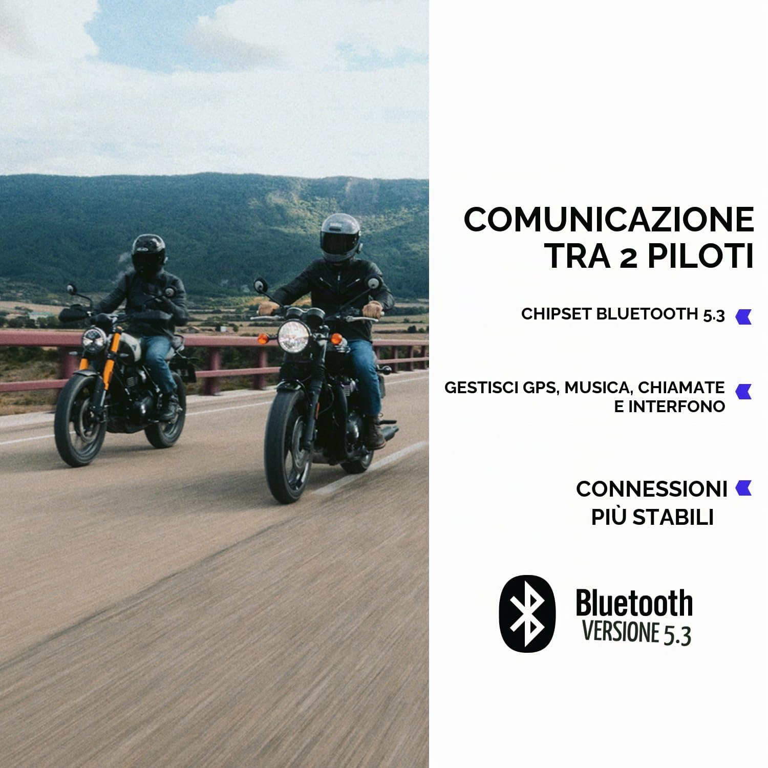 EXOCOM Interfono Bluetooth Scorpion Link 1C Singolo