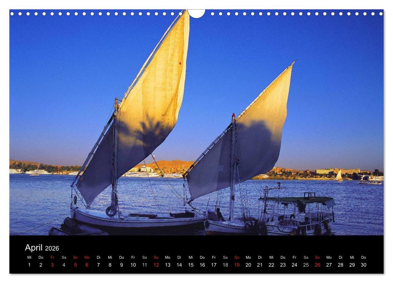Ägypten (Wandkalender 2026 DIN A3 quer), CALVENDO Monatskalender: Ägypten - Das Land am Nil (CALVENDO Orte)