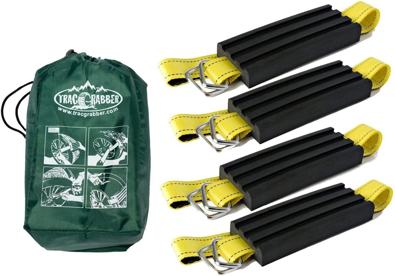 TracGrabber Snow Mud and Sand Tire Traction Device for Cars Small