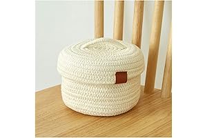 Small Storage Basket with Lid
