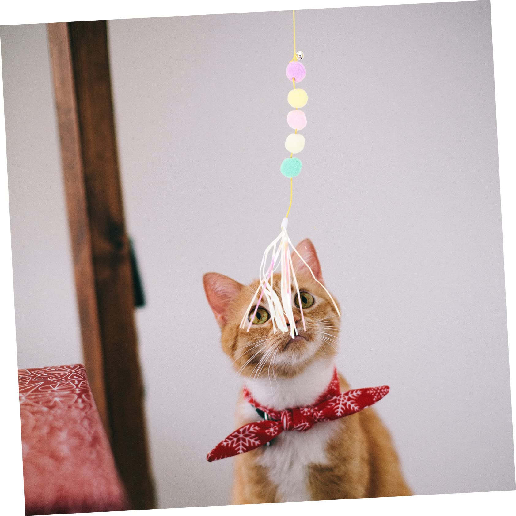 VANZACK 20stücke Katzen-spielzeugset Teiliges Türhängendes Kätzchen Spielzeug Selbstunterhaltungs-Rope Teaser Für Katzen Interaktives Katzenspielzeug Neugier Und Bewegung Sicher Und