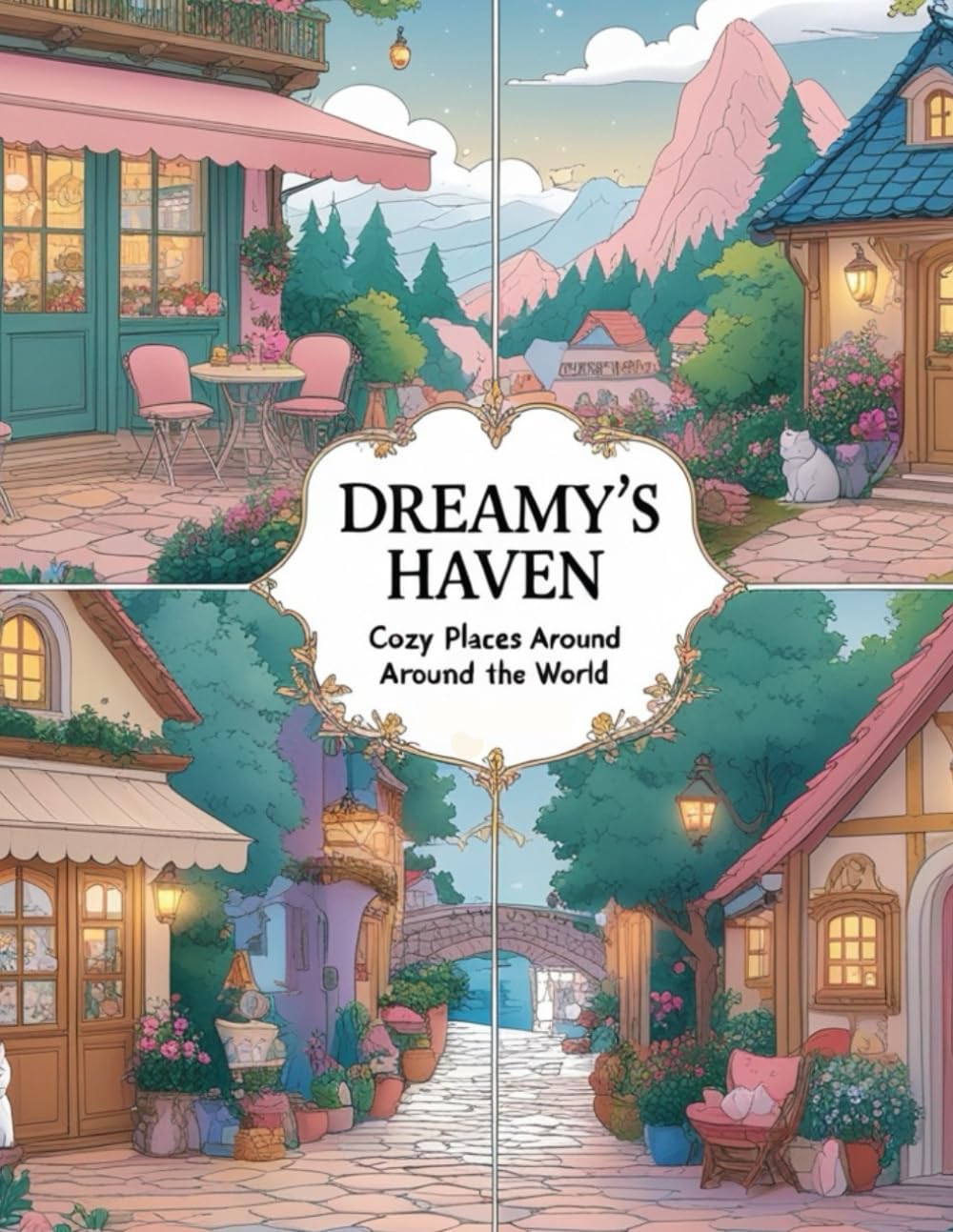 Coloring Book - Dreamy’s Haven, Cozy Places Around the World